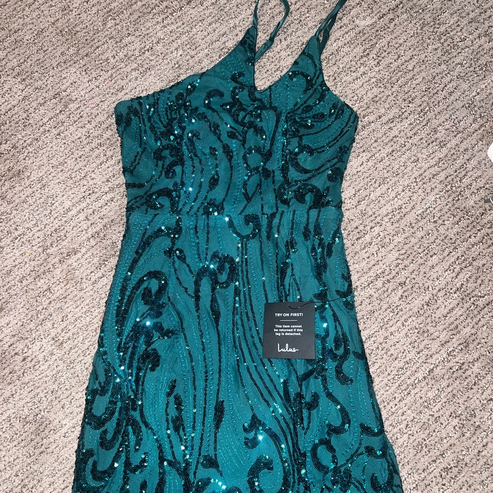 One shoulder Lulus hoco dress